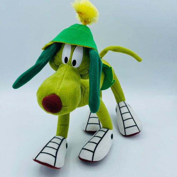 Vintage Looney Tunes K-9 Martian Dog Plush Stuffed Toy Posable by Applause - Picture 1 of 8